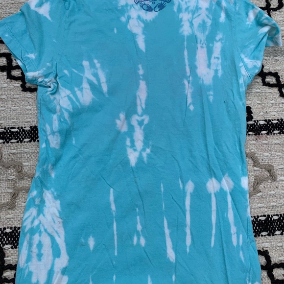 NWT reverse tie dye blue s/s be free butterfly tee - Picture 10 of 16